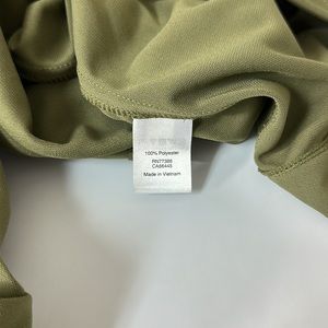 J. Crew Belted Knit Shirt Dress Olive Green Medium